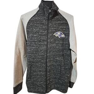 Baltimore Ravens Fanatics Full Zip Jacket Mens Small